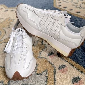 New Balance 327 - seasalt/gum (white) women’s size 7. NWT and in box.